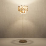 Yiosi Series Natural Stone Floor Lamp - 17" (Dia 440mm)