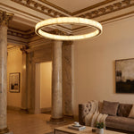 Yiosi Series Natural Stone Pendant Light Style B - scene-3