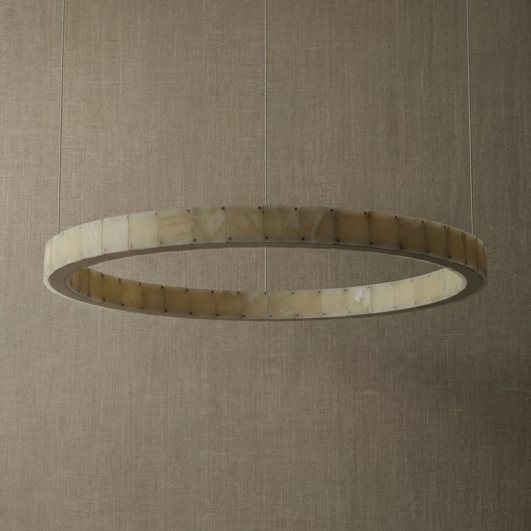 Yiosi Series Natural Stone Pendant Light Style B - dark