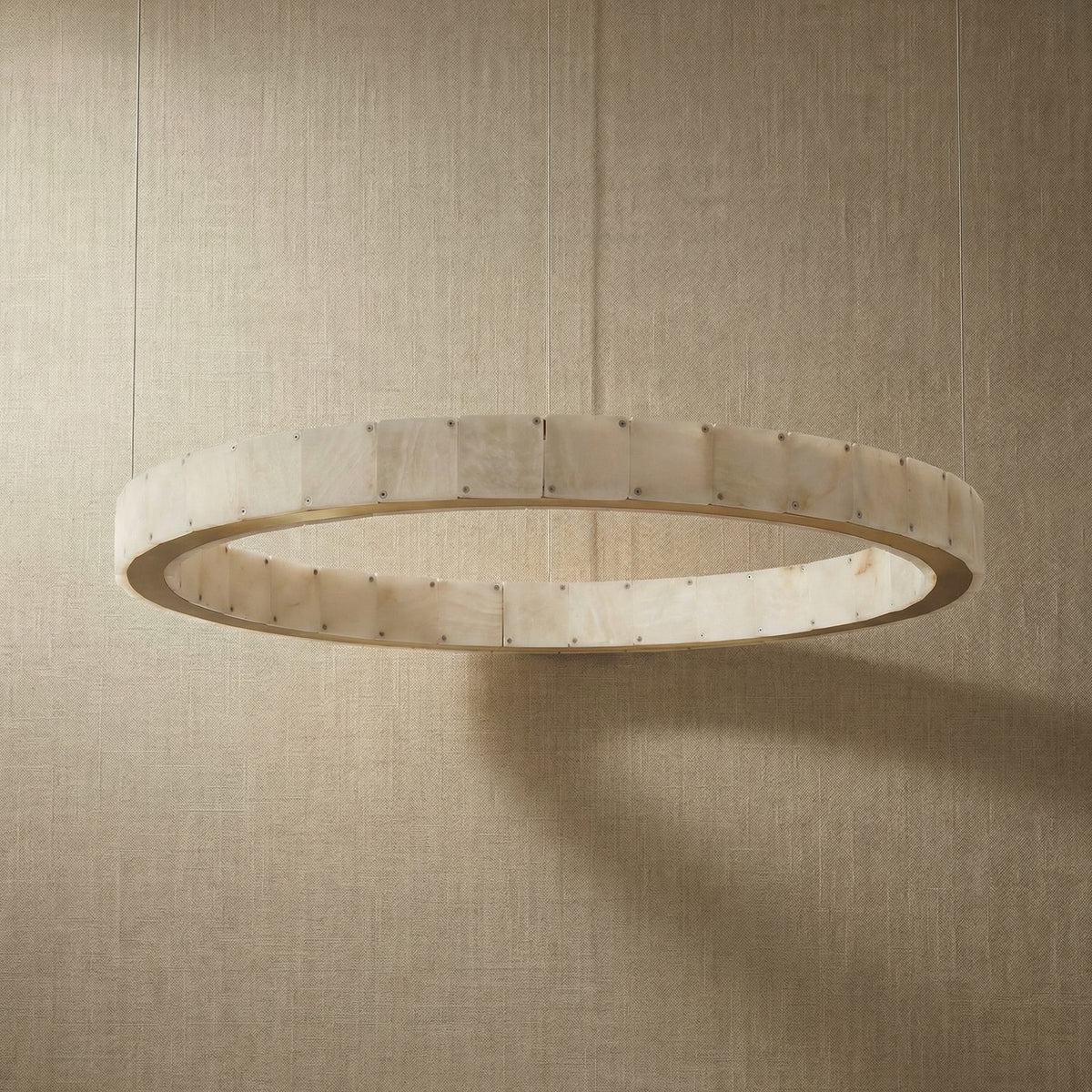 Yiosi Series Natural Stone Pendant Light Style B - dark