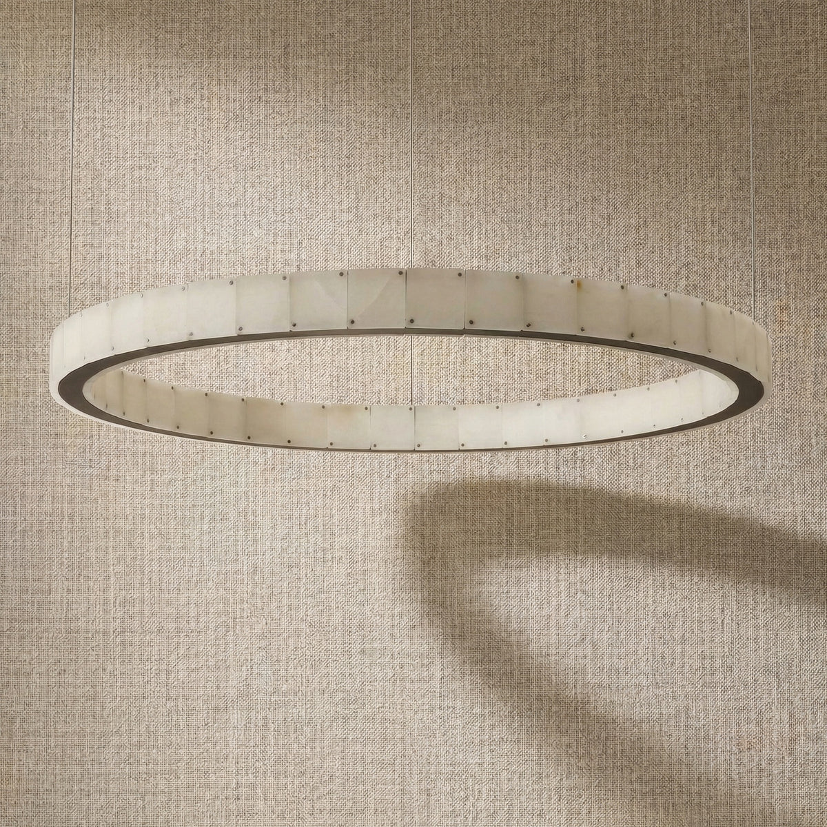 Yiosi Series Natural Stone Pendant Light Style B - dark