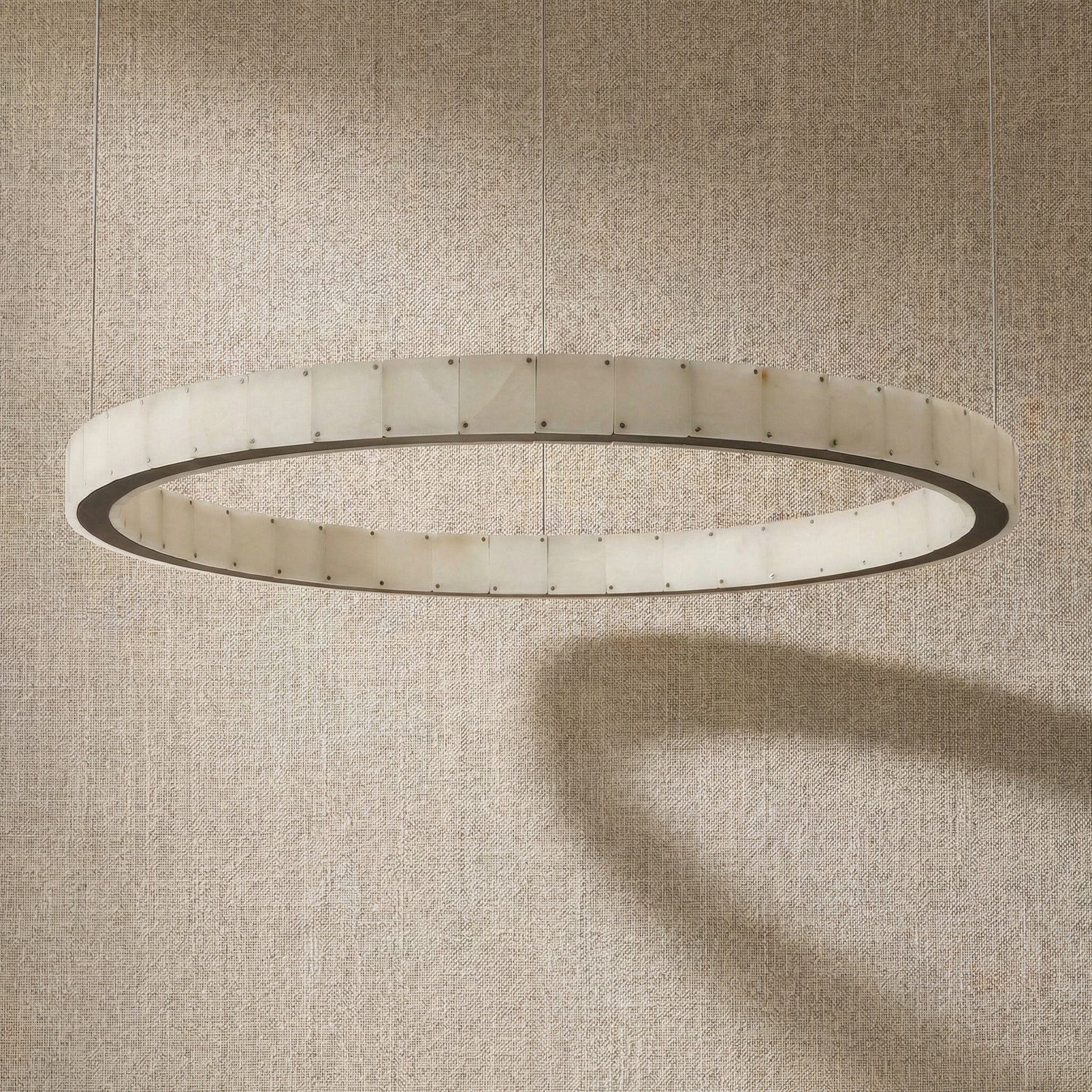 Yiosi Series Natural Stone Pendant Light Style B - dark