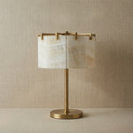 Yiosi Series Natural Stone Table Lamp - dark
