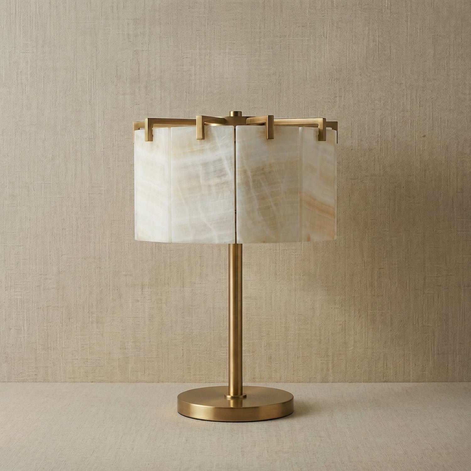 Yiosi Series Natural Stone Table Lamp - dark