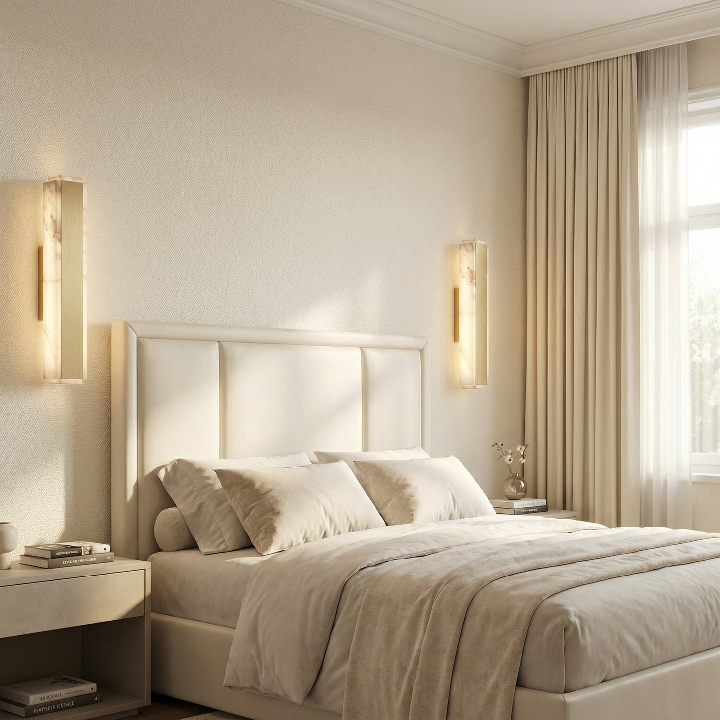 Yiosi Series Natural Stone Wall Sconce - scene-2