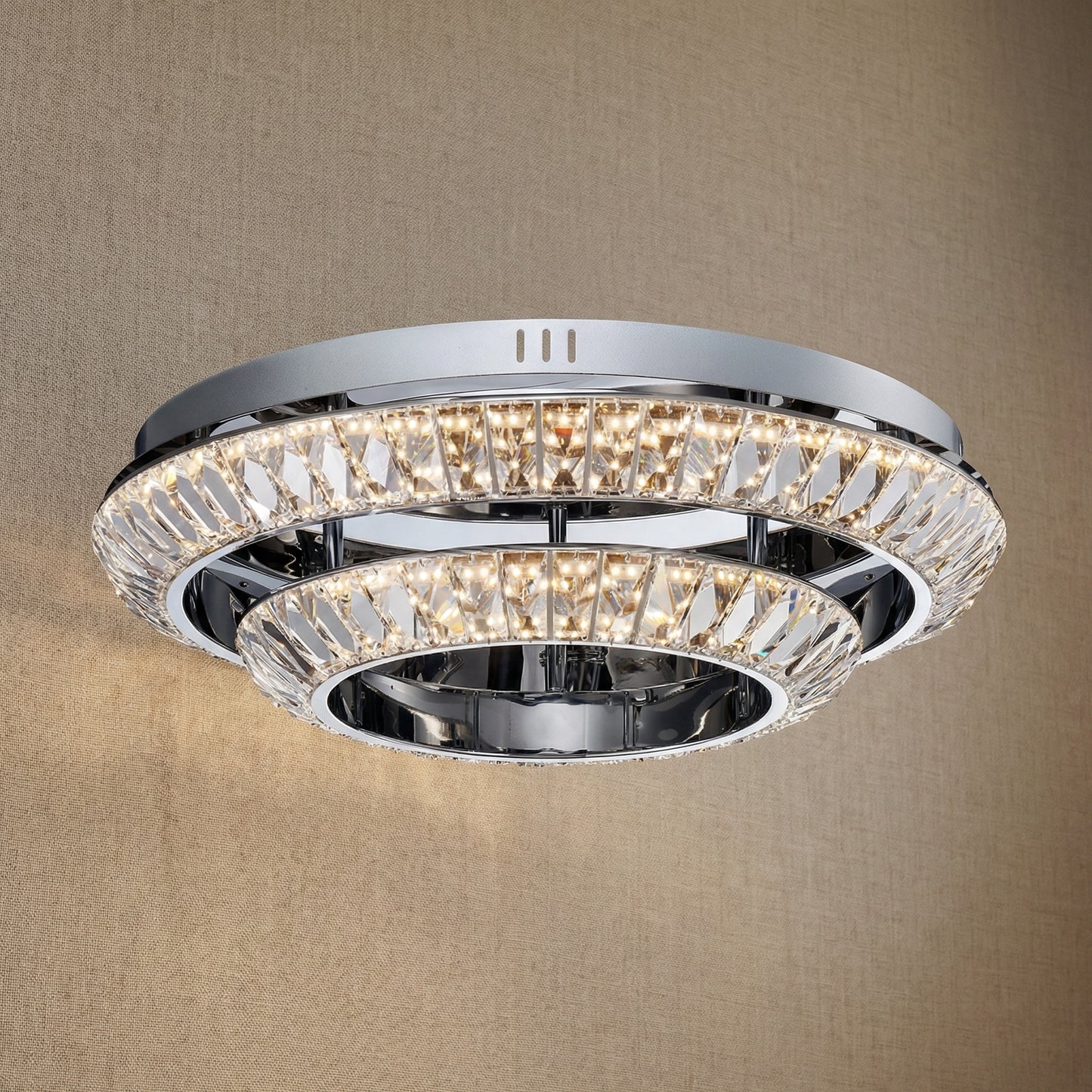 Yiosi Series Nested Crystal Celling lamp - 24" (Dia 600mm)