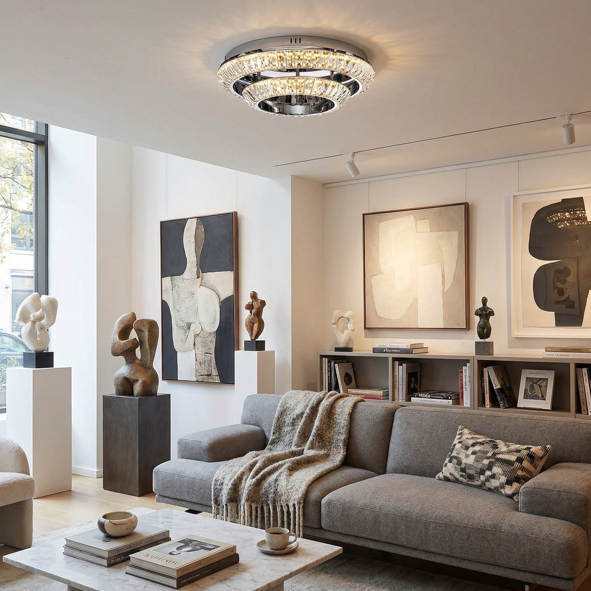 Yiosi Series Nested Crystal Celling lamp - scene-3