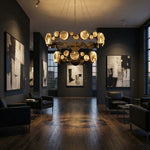 Yiosi Series Nested Crystal Pendant Light Style C - scene-1