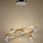 Yiosi Series Nested Crystal Pendant Light Style E - dark
