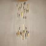 Yiosi Series Nested Grand Glass Pendant Light - dark
