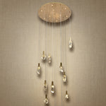 Yiosi Series Oval Crystal Pendant Light 39" Style A - 31" (Dia 800mm)