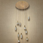 Yiosi Series Oval Crystal Pendant Light 39" Style A - dark