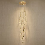 Yiosi Series Oval Crystal Pendant Light 39" Style B - 24" (Dia 600mm)