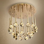 Yiosi Series Oval Crystal Pendant Light 39" Style B - 31" (Dia 800mm)