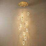 Yiosi Series Oval Crystal Pendant Light 39" Style C - 31" (Dia 800mm)