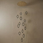 Yiosi Series Oval Crystal Pendant Light 39" Style C - dark
