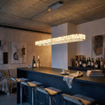 Yiosi Series Oval Crystal Pendant Light 52" - scene-3