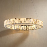 Yiosi Series Oval Crystal Pendant Light 52" - 37" (Dia 950mm)
