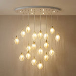 Yiosi Series Oval Glass Pendant Light 39" Style E - 39" Linear (L1000mm)