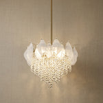 Yiosi Series Oval Glass Pendant Light 39" Style E - 18" (Dia 450mm)