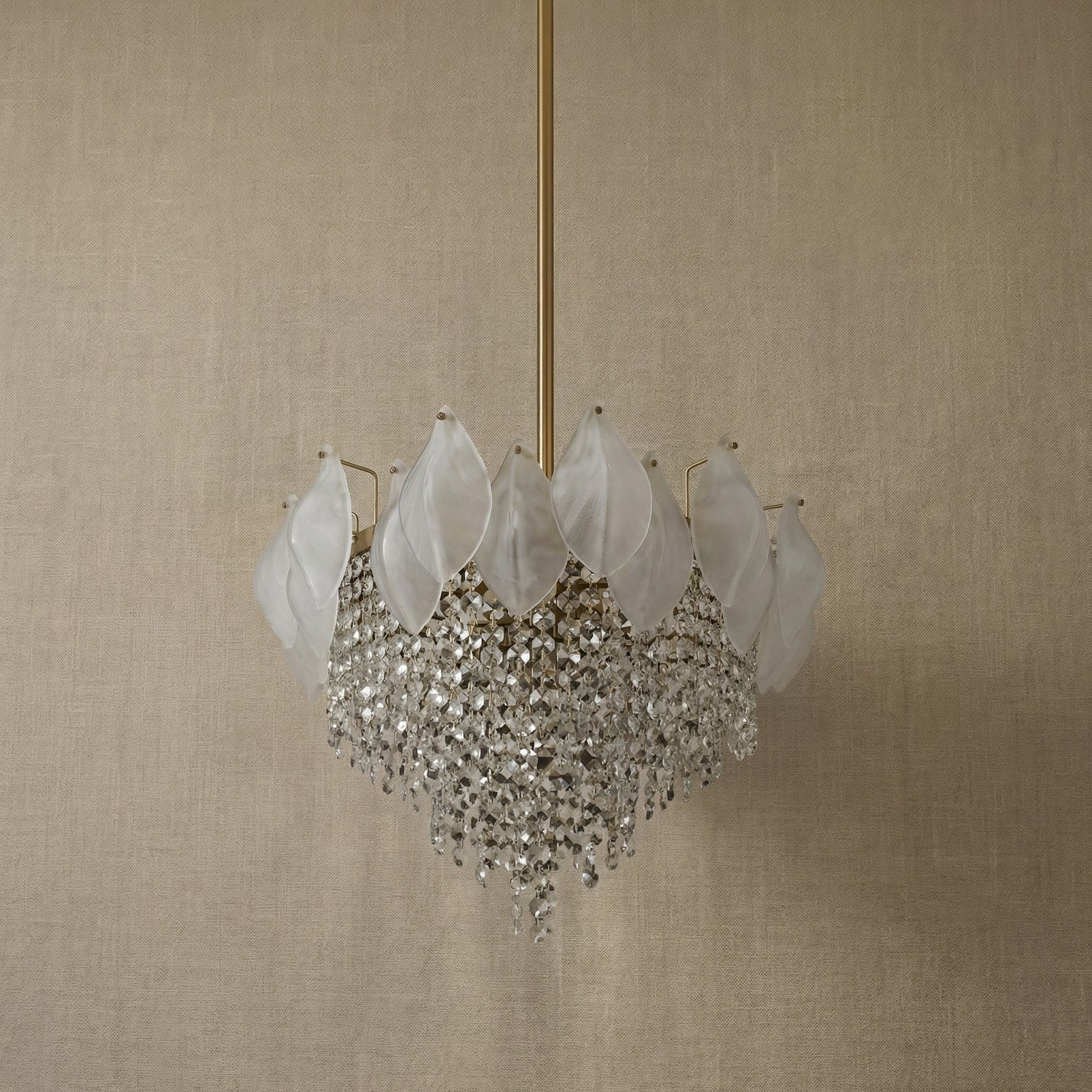 Yiosi Series Oval Glass Pendant Light 39" Style E - dark