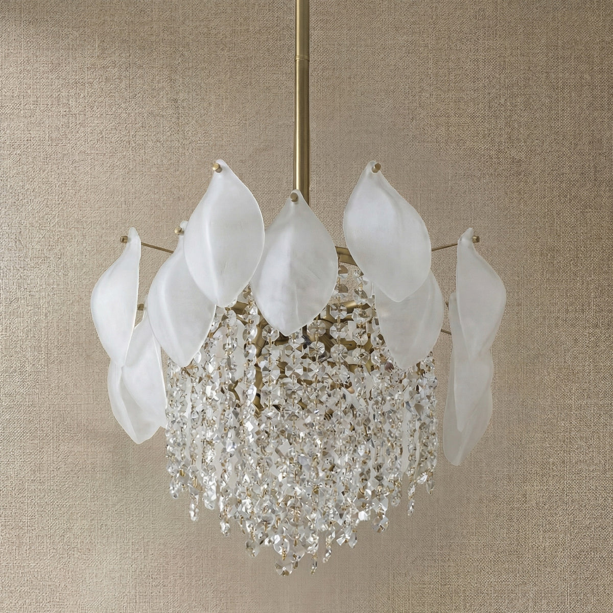 Yiosi Series Oval Glass Pendant Light 39" Style E - dark