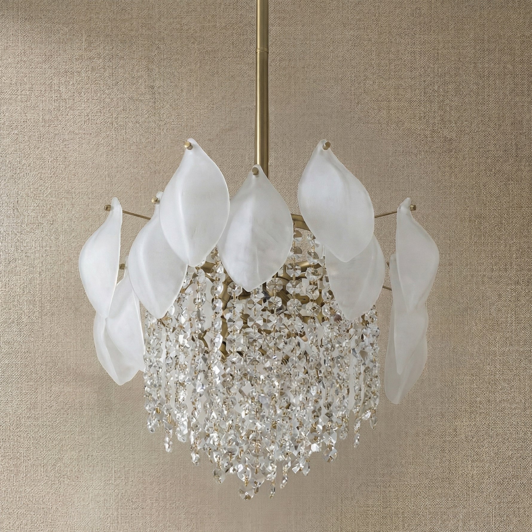 Yiosi Series Oval Glass Pendant Light 39" Style E - dark