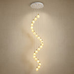 Yiosi Series Oval Glass Pendant Light 39" Style E - 24" (Dia 600mm) Style B