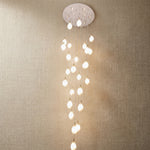 Yiosi Series Oval Glass Pendant Light 39" Style E - 31" (Dia 800mm)