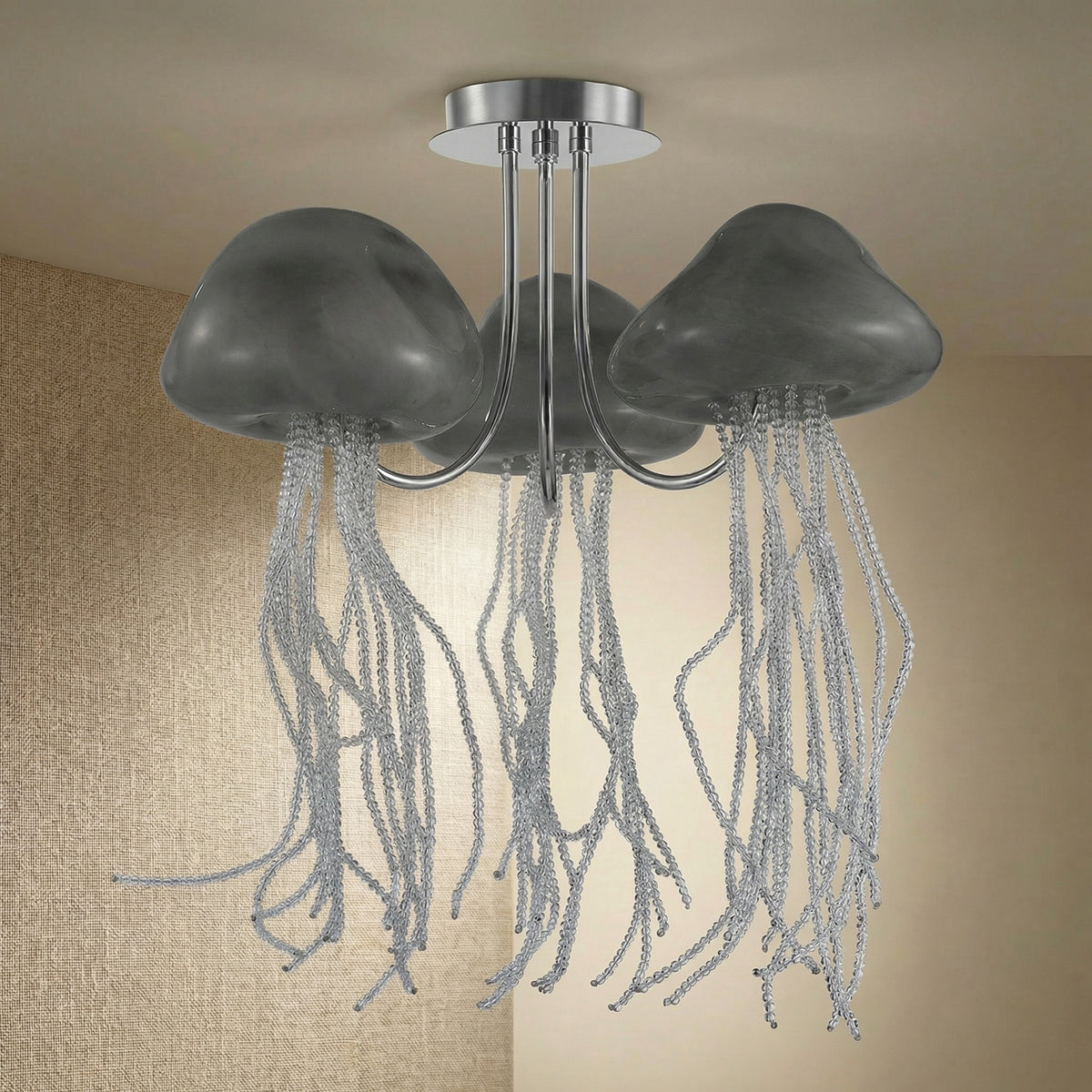 Yiosi Series Triple Glass Celling lamp - dark