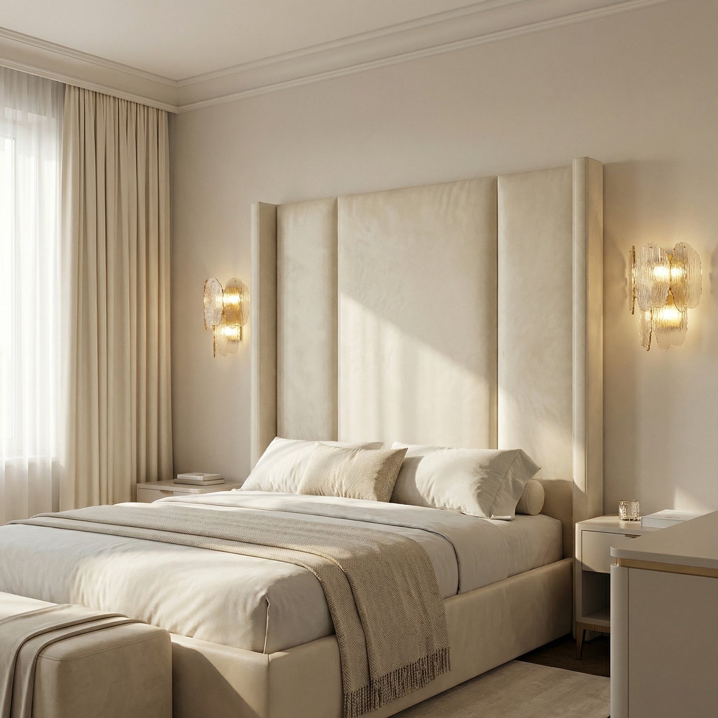 Yiosi Series Triple Glass Wall Sconce 11" - scene-2