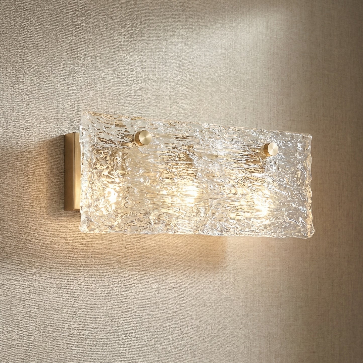 Yiosi Series Triple Glass Wall Sconce 16" - 16" Linear (L400mm)