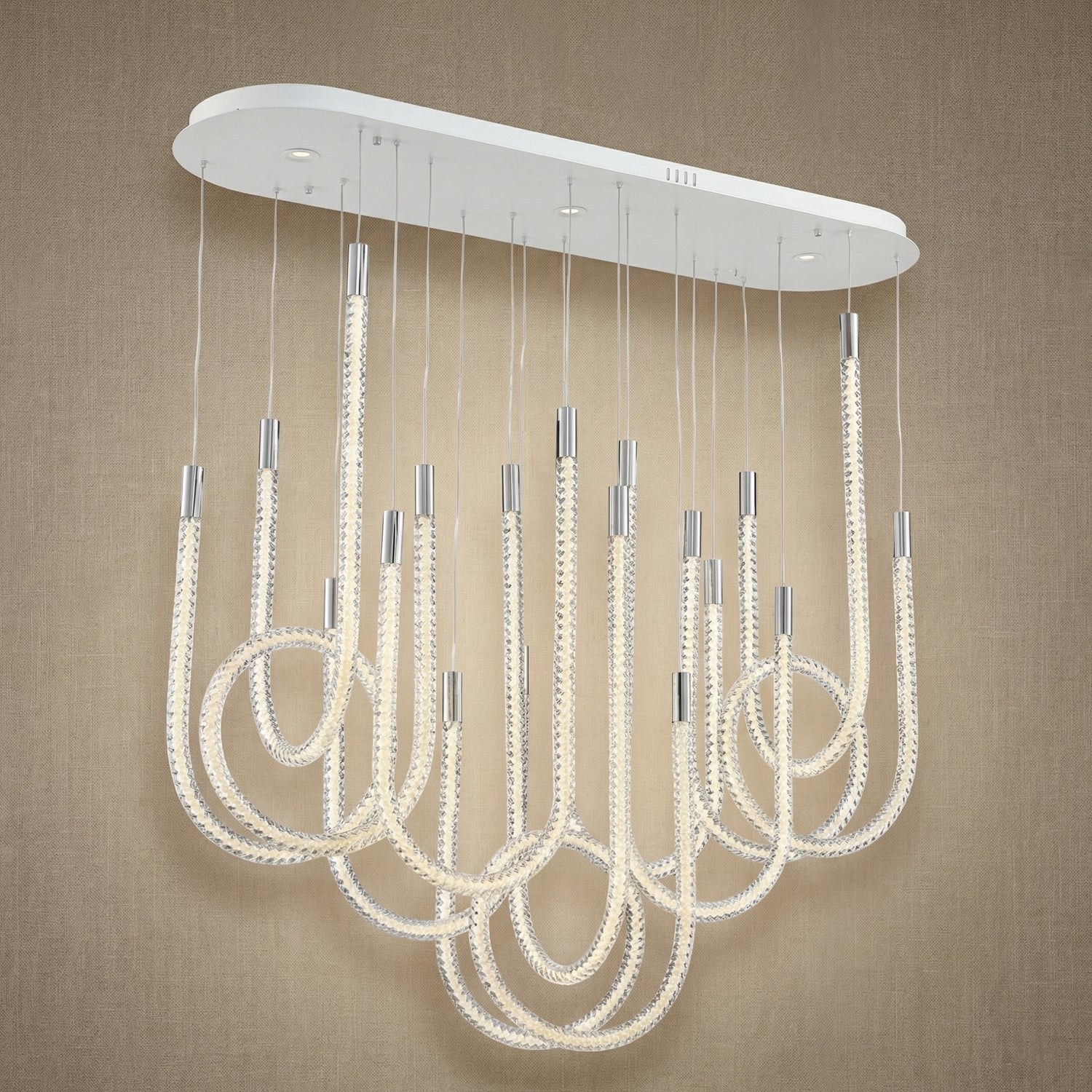 Yiosi Star Shine Cluster Glass Pendant Light 47" - 47" Linear (L1200mm)