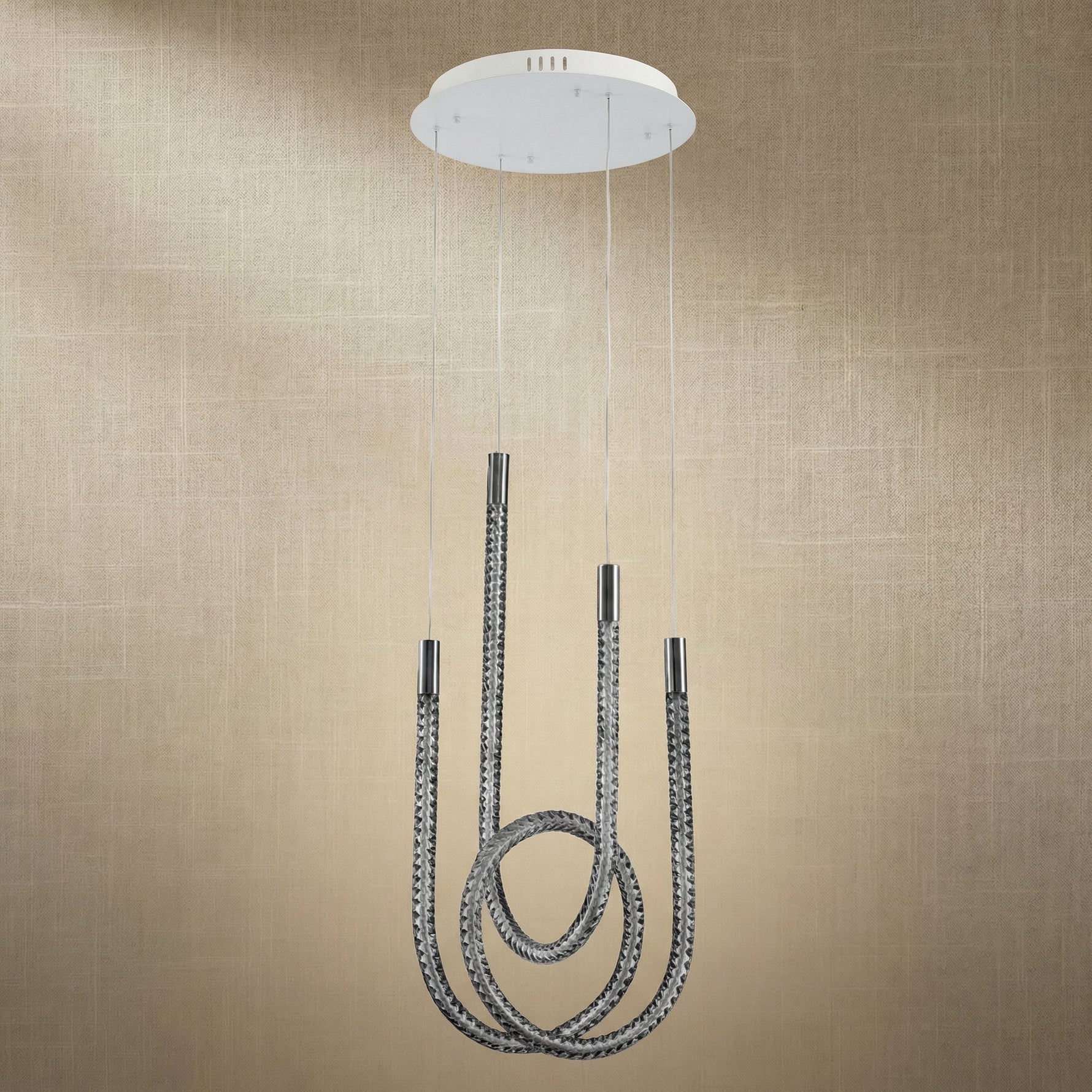 Yiosi Star Shine Glass Pendant Light 15" - dark