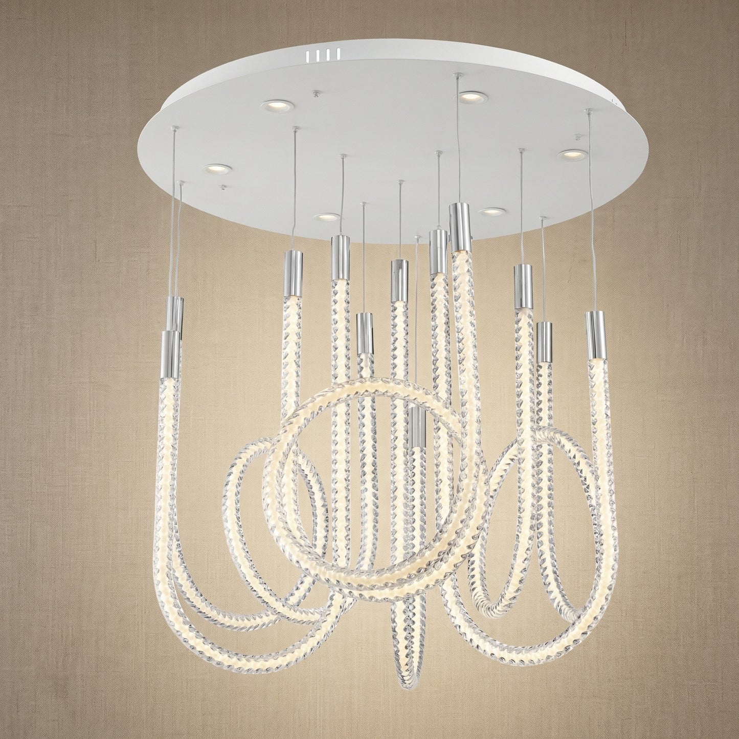 Yiosi Star Shine Glass Pendant Light 31" - 31" (Dia 800mm)