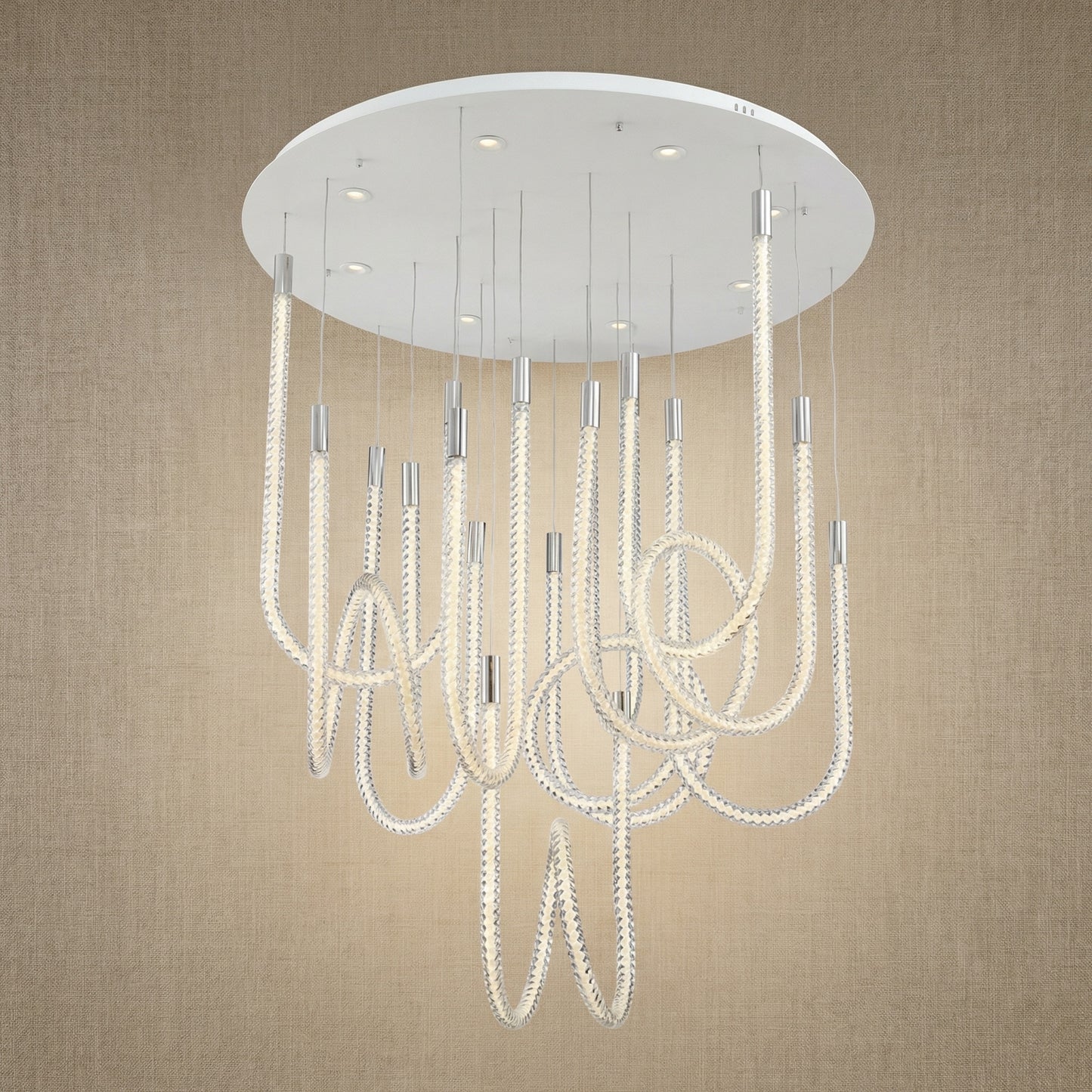 Yiosi Star Shine Glass Pendant Light 39" - 39" (Dia 1000mm)
