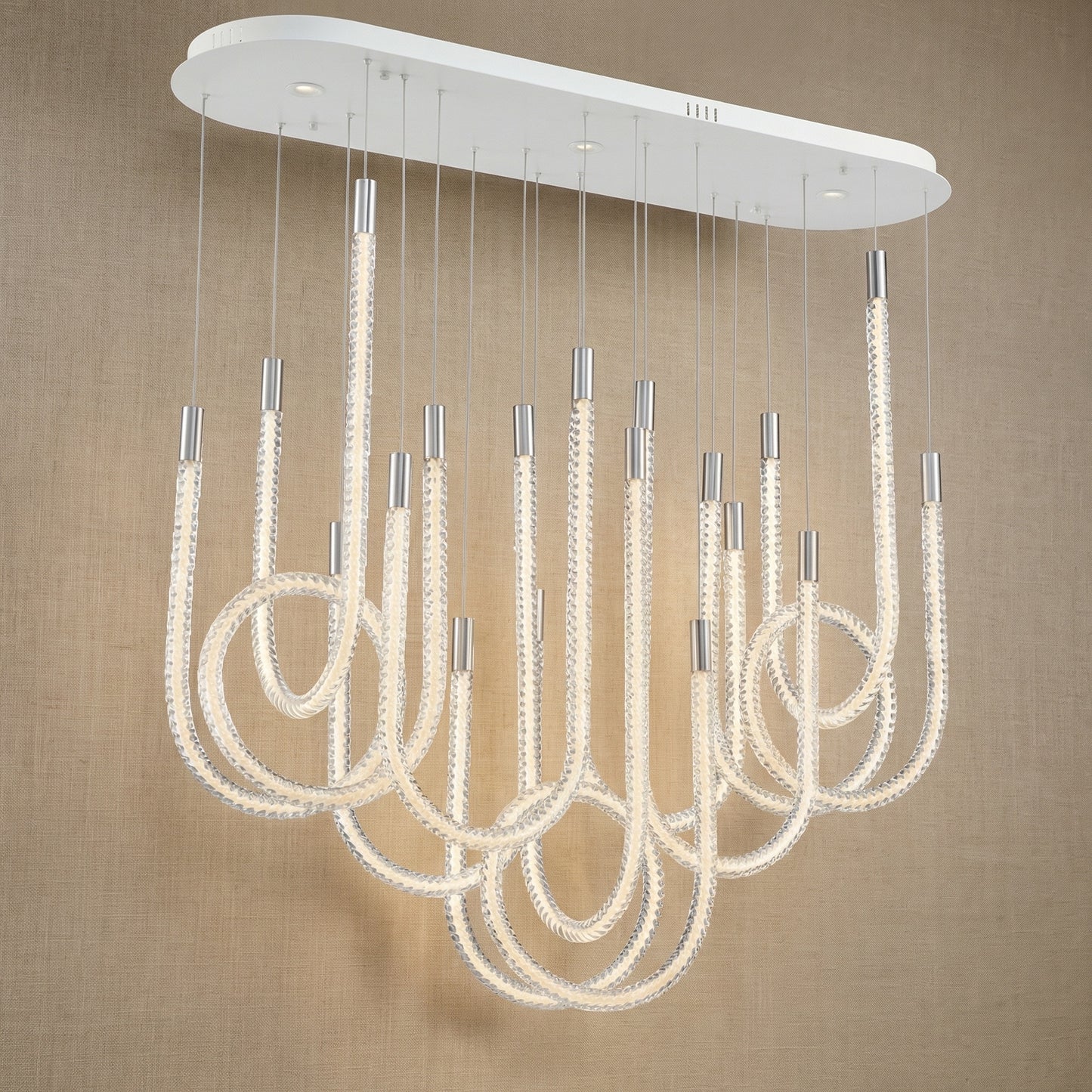 Yiosi Star Shine Glass Pendant Light 47" - 47" Linear (L1200mm)