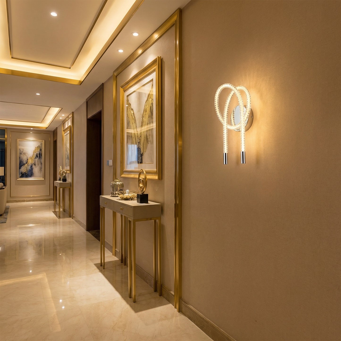 Yiosi Star Shine Mini Glass Wall Sconce - scene-1