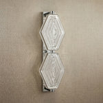 Yiosi Starlink Double Clear Glass Wall Sconce - dark