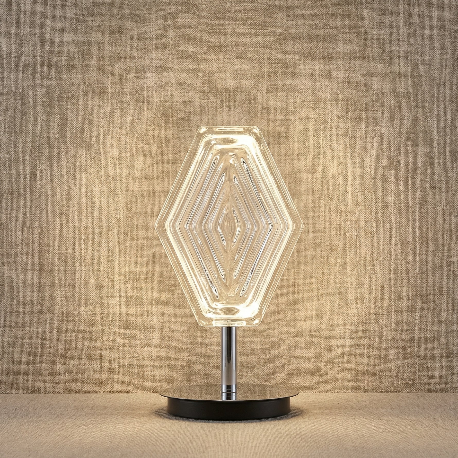 Yiosi Starlink Mini Clear Glass Table Lamp - 6" (Dia 165mm)