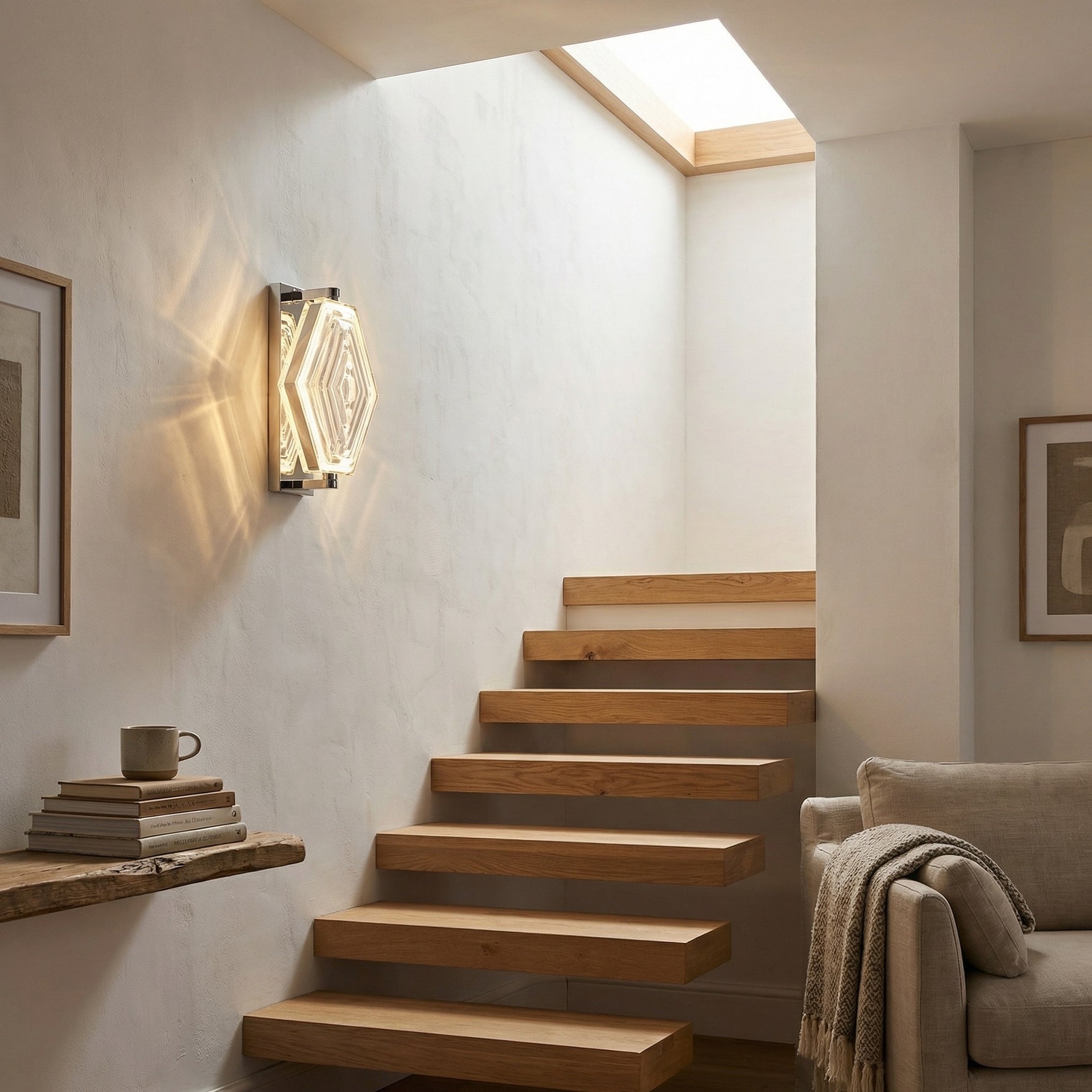 Yiosi Starlink Mini Clear Glass Wall Sconce - scene-3