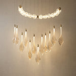 Yiosi Sunset Linear Cluster Glass Pendant Light - 47" Linear (L1200mm) Style B