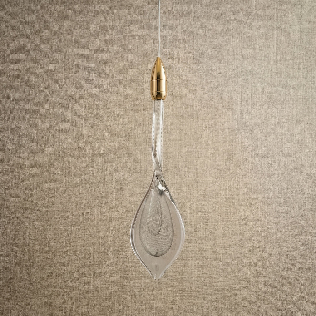 Yiosi Sunset Linear Cluster Glass Pendant Light - dark