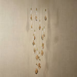 Yiosi Sunset Linear Cluster Glass Pendant Light - dark