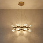 Yiosi Weaving Light Crystal Pendant Light 39" - 24" (Dia 600mm)