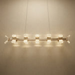 Yiosi Weaving Light Crystal Pendant Light 59" - 59" Linear (L1500mm)
