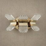Yiosi Weaving Light Mini Crystal Wall Sconce - dark