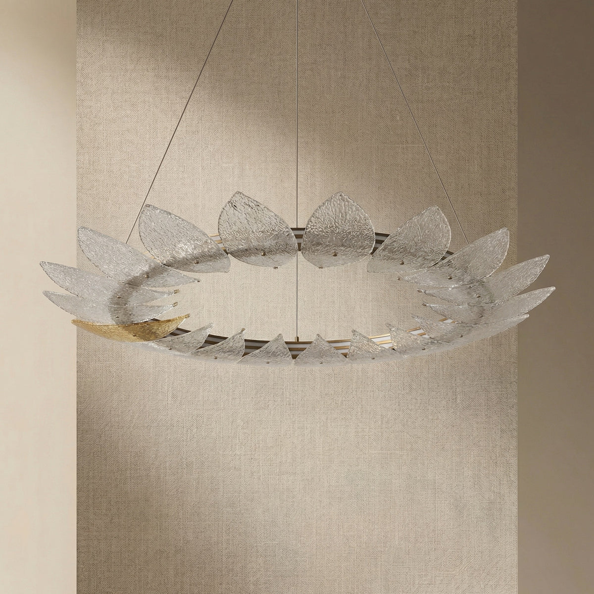 Yiosi White Birch Glass Pendant Light - dark