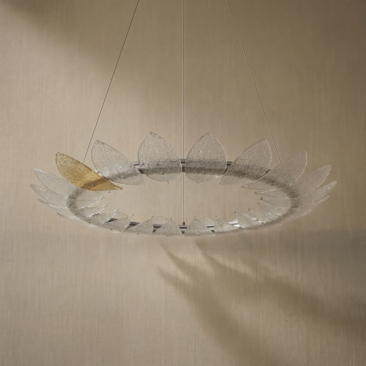 Yiosi White Birch Glass Pendant Light - dark