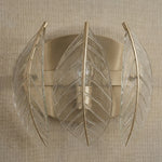 Yiosi White Birch Triple Glass Wall Sconce - dark